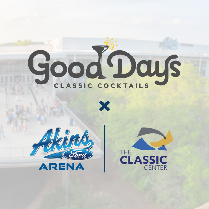 GoodDays Classic Cocktails Signs Sponsorship Agreement with Akins Ford Arena and The Classic Center in Athens, Georgia