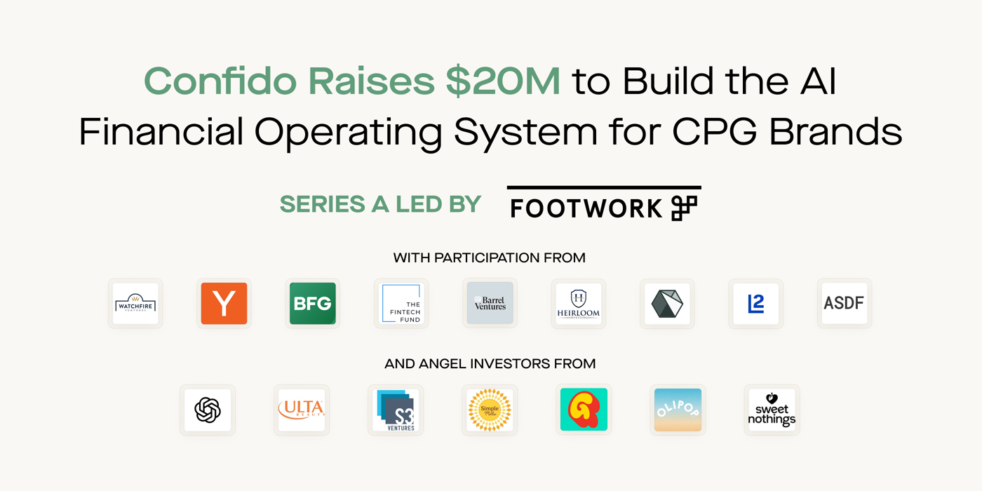 Confido Raises $20M to Modernize Financial Operations for CPG Brands