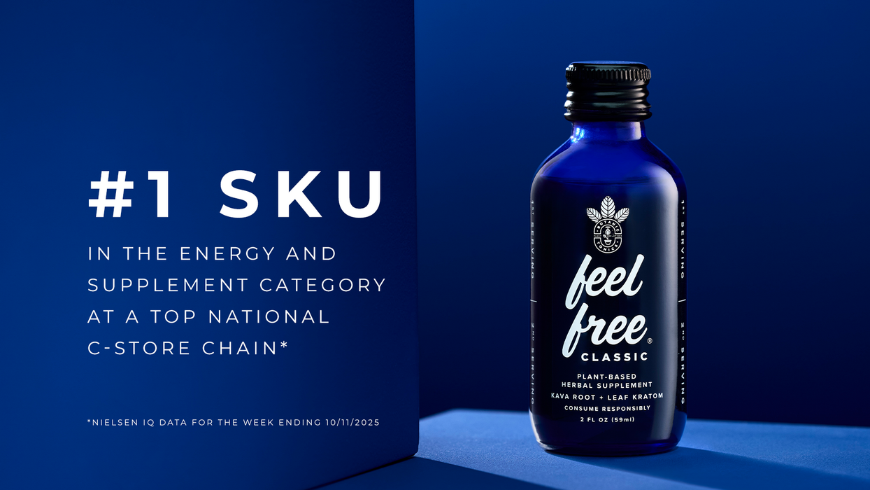Botanic Tonics' feel free CLASSIC Climbs Past Household Brands to #1 Spot at a Top Five National U.S. Convenience Retailer