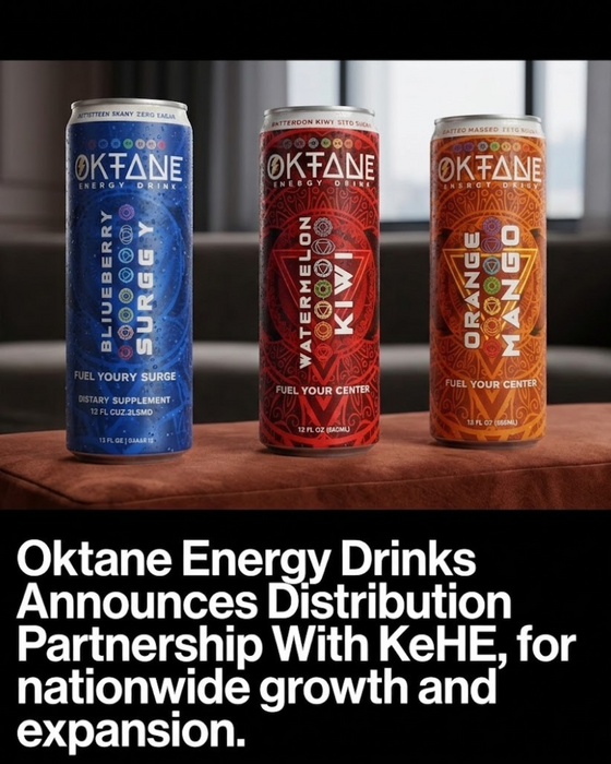 Oktane Scores Golden Ticket: KeHe Distribution Trend Finder Taps Performance Beverage for Nationwide Growth