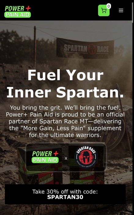 Power Plus Pain Aid Announces Partnership with the 2026 Montana Spartan Trifecta Weekend in Bigfork, MT