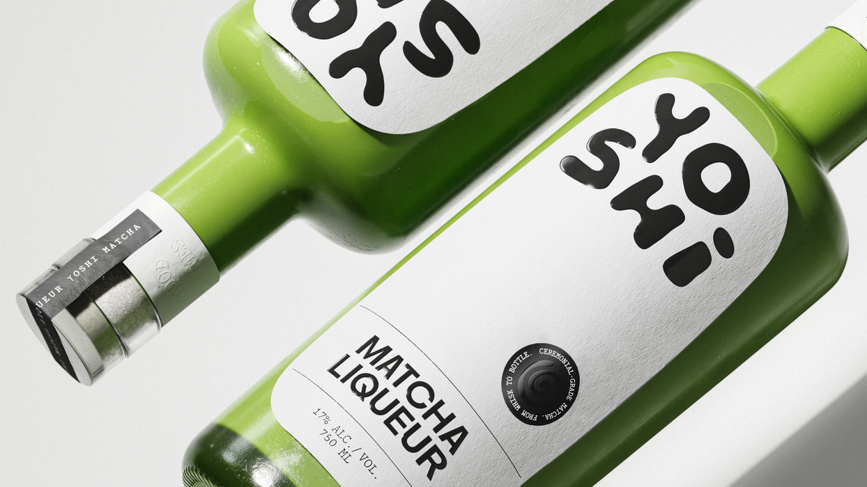 Yoshi Launches as the First Premium Matcha Liqueur, Designed by Saint-Urbain