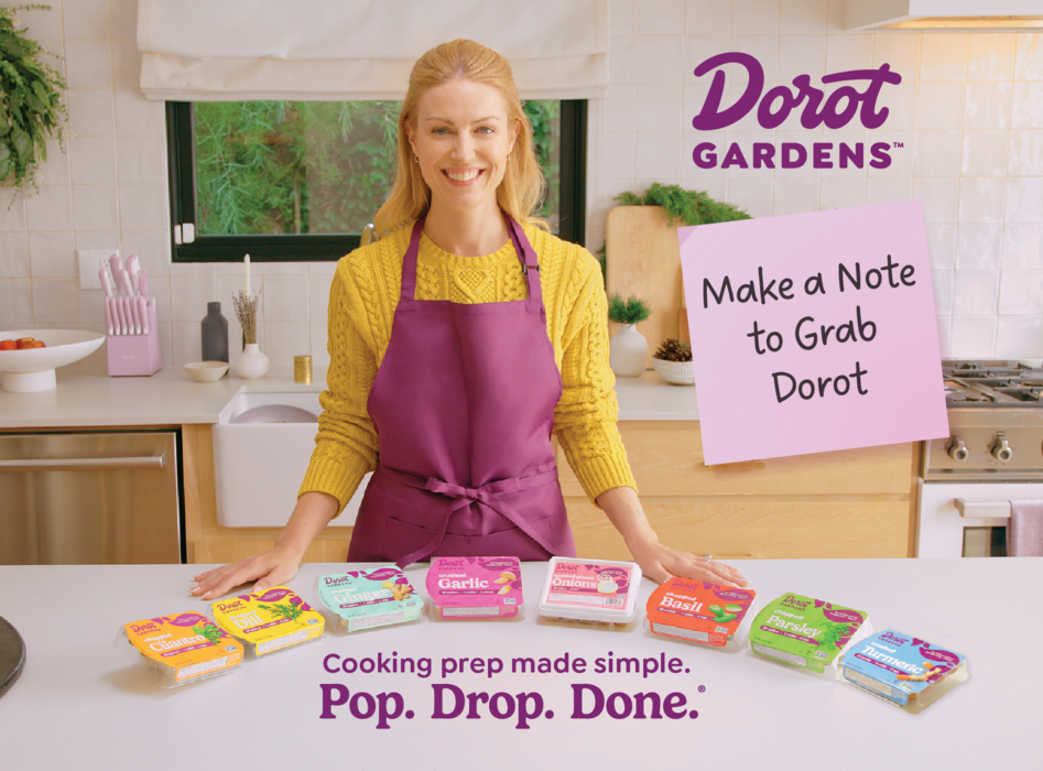 Dorot Gardens Launches New 'Make a Note to Grab Dorot' Campaign for the Holiday Season