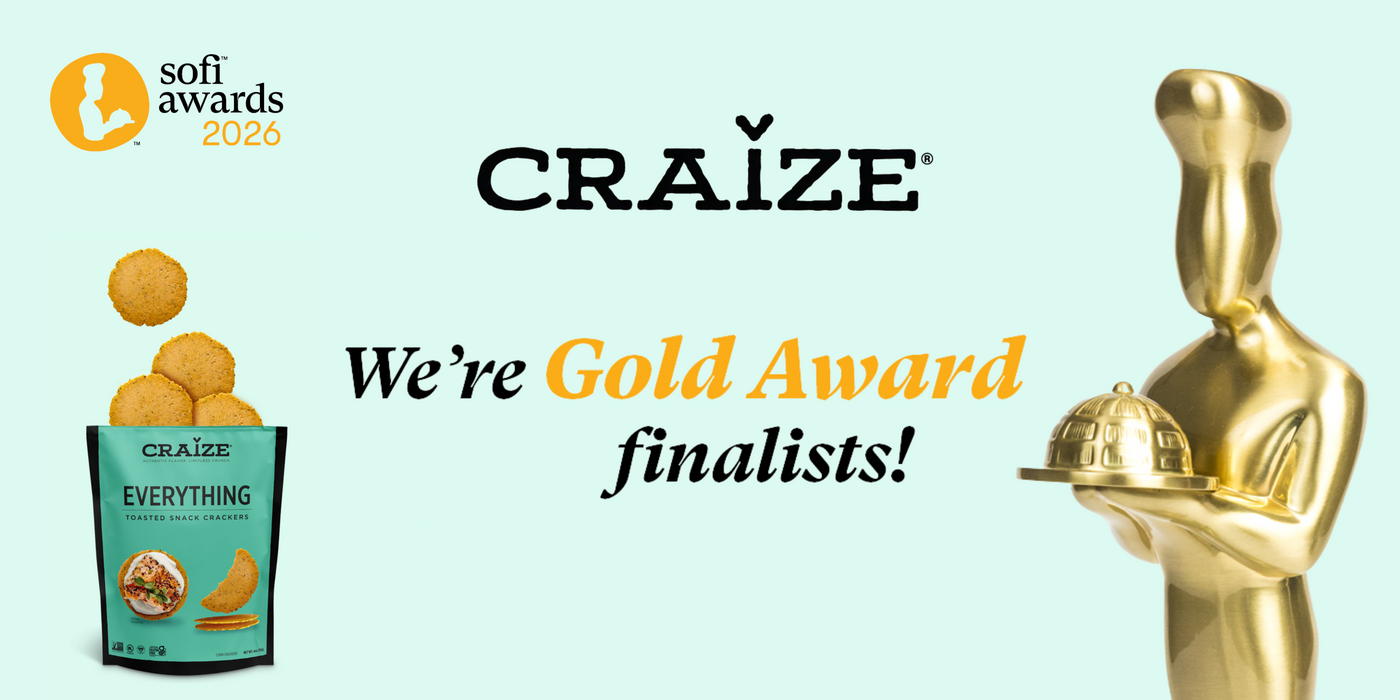 Craize Corn Snacks Everything Flavor Announced as Sofi Award Finalist by the Specialty Food Association