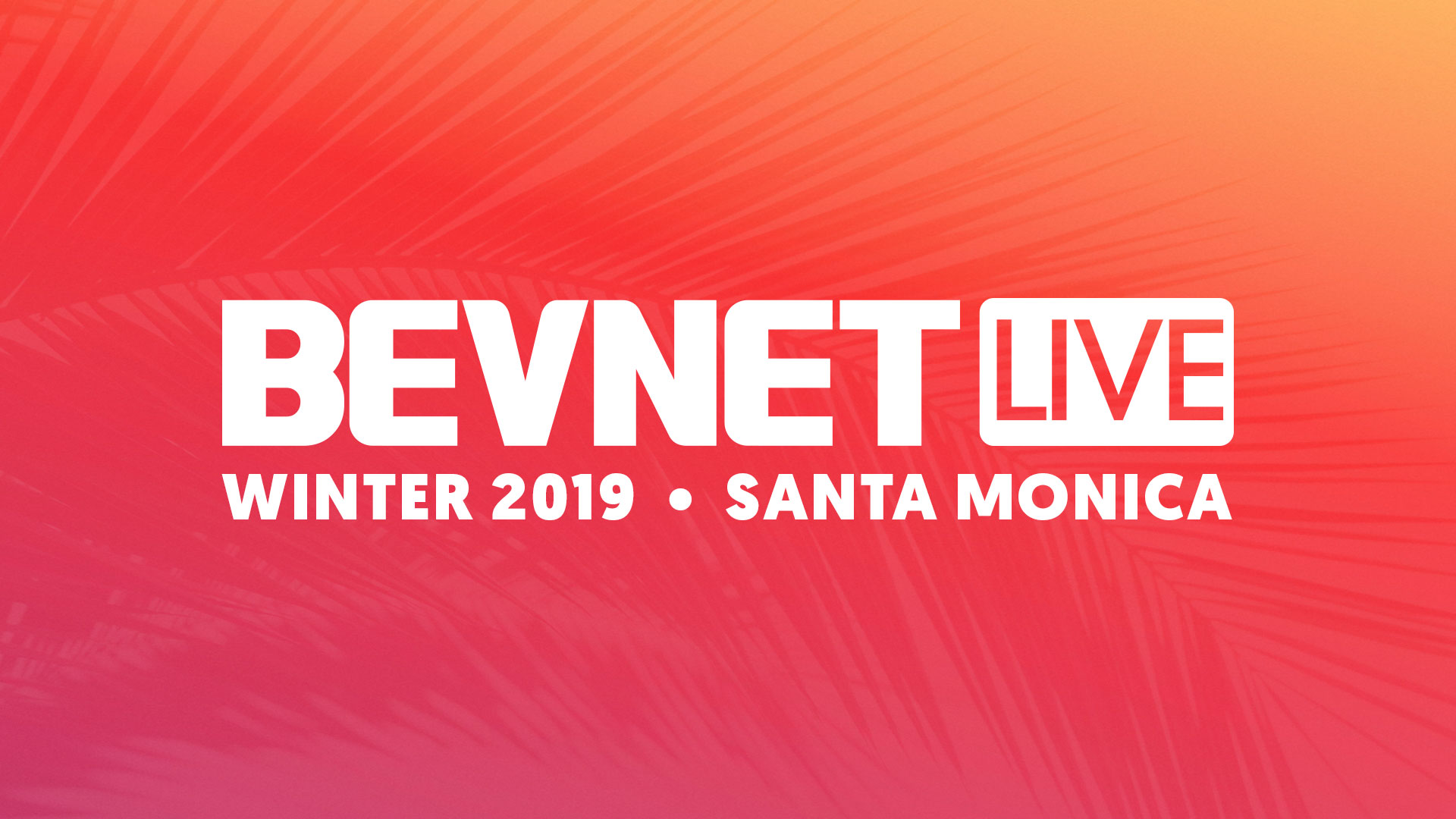 BevNET Live Winter 2019: Livestream Studio