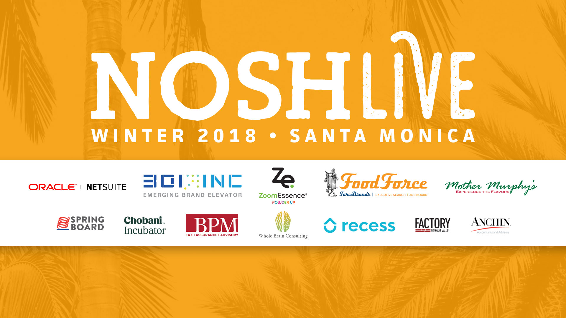 NOSH Live Winter 2018