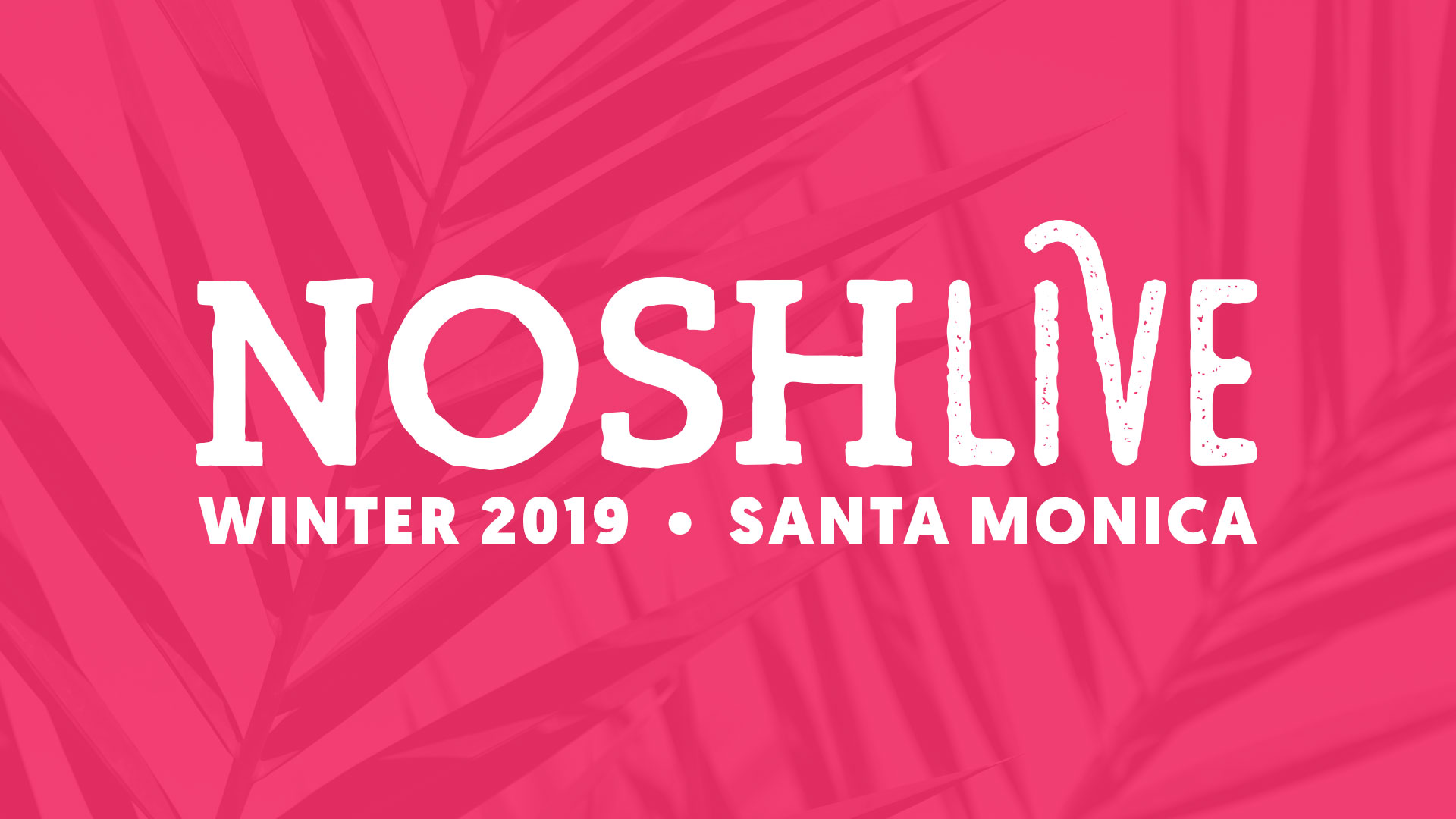 NOSH Live Winter 2019 - Livestream Studio