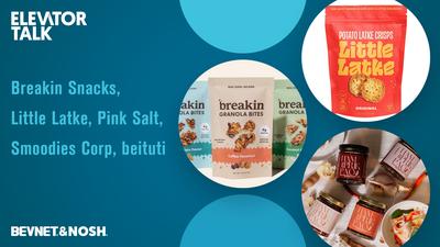 Elevator Talk Episode 109: Breakin Snacks, Little Latke, Pink Salt, beituti, Smoodies