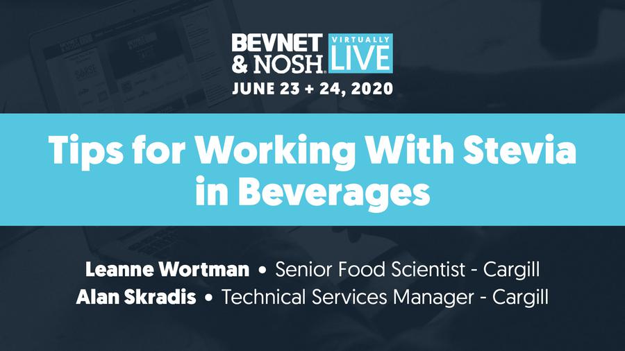 Virtually Live 2020: Tips for Working with Stevia in Beverages