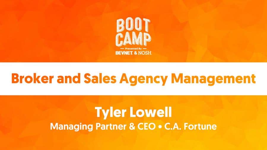 BevNET & NOSH Boot Camp 2021: Broker and Sales Agency Management