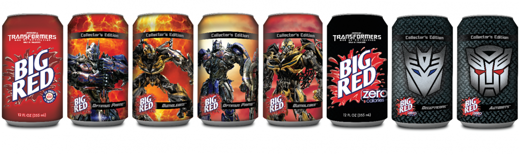Big Red Features Limited-Edition Transformers-Themed Cans
