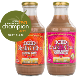 Bhakti Chai Brews New Ready-To-Drink Iced Teas with Califia Farms Almondmilk