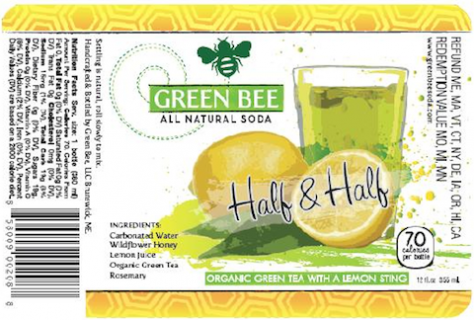 green bee soda 480