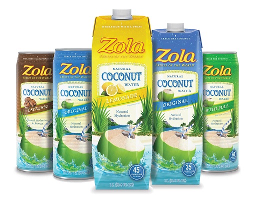 With Coconut Water Leading the Way, Zola Lands New Distribution in 2,600 Stores