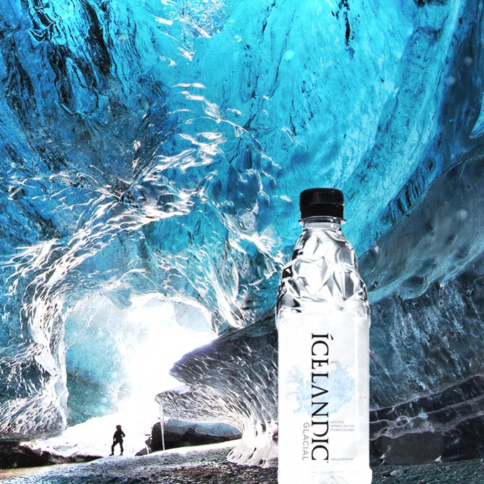 Icelandic Glacial Goes into Glass and Sparkling