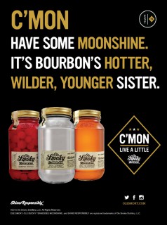 C'mon - have some moonshine. It's bourbon's hotter, wilder, younger sister. www.olesmoky.com (PRNewsFoto/Ole Smoky Tennessee Moonshine)
