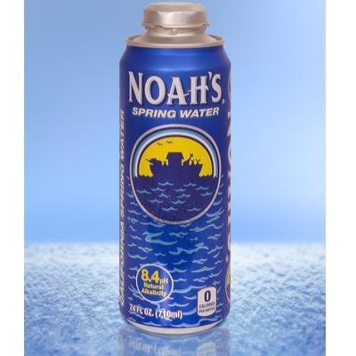 Noah’s Spring Water Now Available in Rexam’s 24 oz. Cap Can