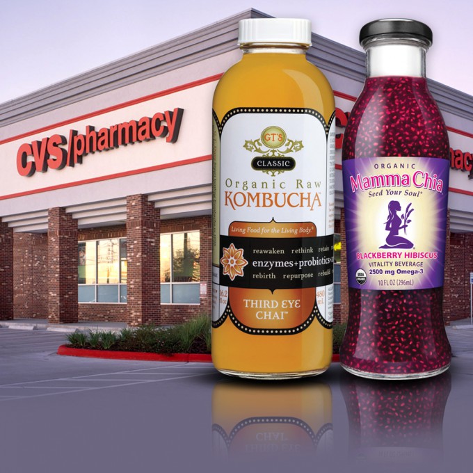 Distribution Roundup: GT’s, KeVita, Mamma Chia & Evolution Fresh on CVS Shelves