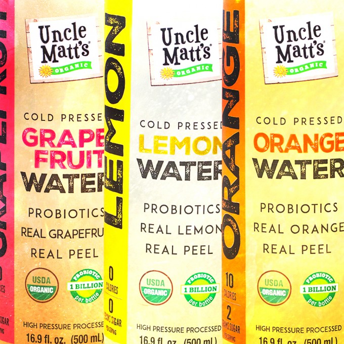 Uncle Matt’s Launches Line of Probiotic Waters