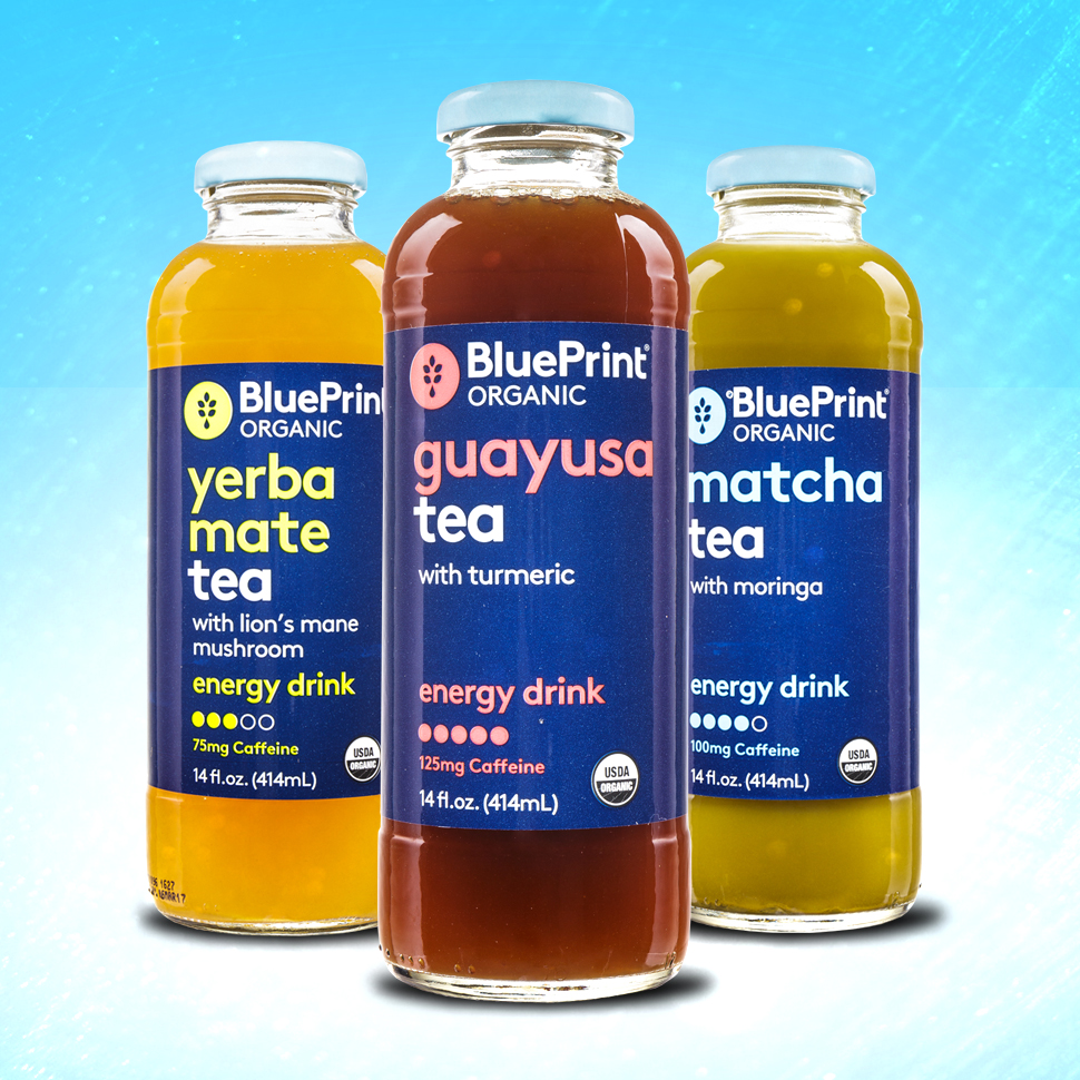 Review: BluePrint’s New Tea-Infused Energy Drinks
