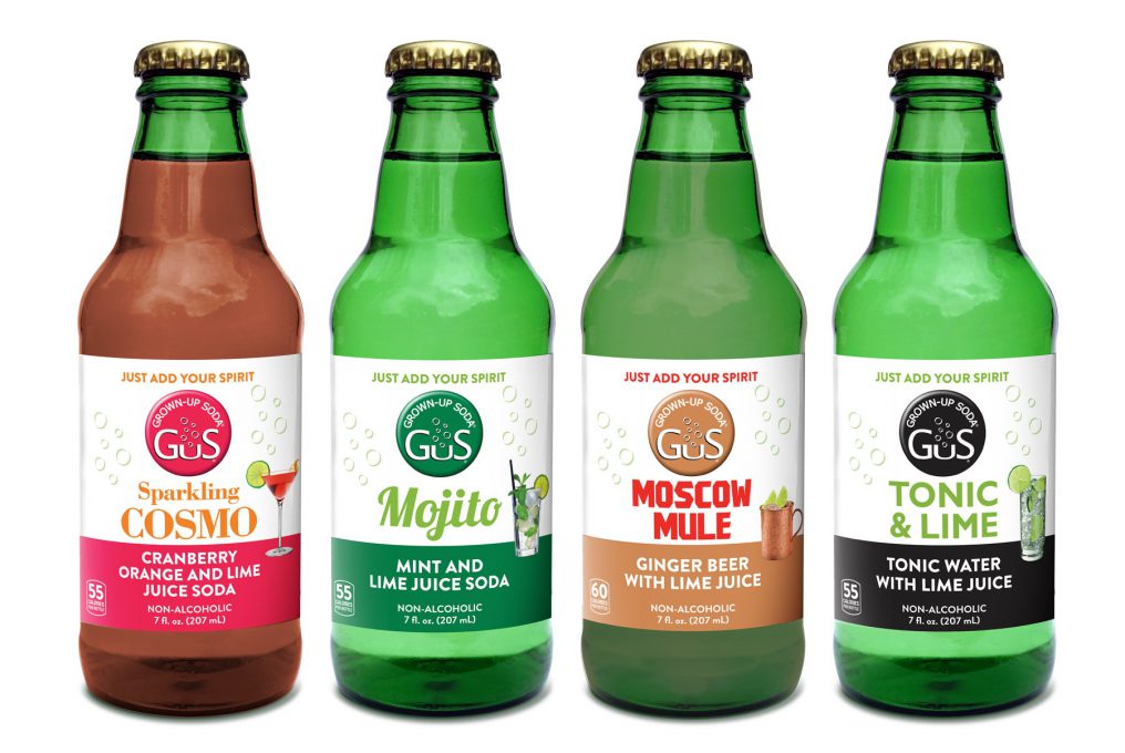 Grownup Soda Debuts OneDrink Sparkling Mixers