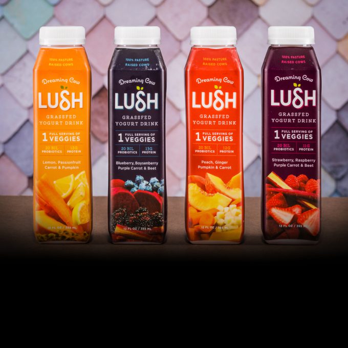 Dreaming Cow Launches LUSH: A Yogurt Drink With A Full Serving of Vegetables