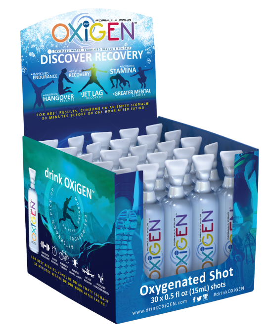 OXiGEN EXPANDS PRODUCT LINE WITH THE LAUNCH OF OXiGEN SHOT