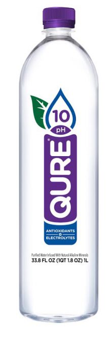 QURE Alkaline Water Reveals New Logo and Higher pH Score