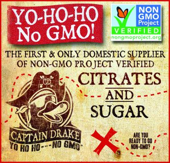 Captain Drake LLC, leading supplier of non-GMO ingredients, is the first to provide Non-GMO Project Verified malic acid