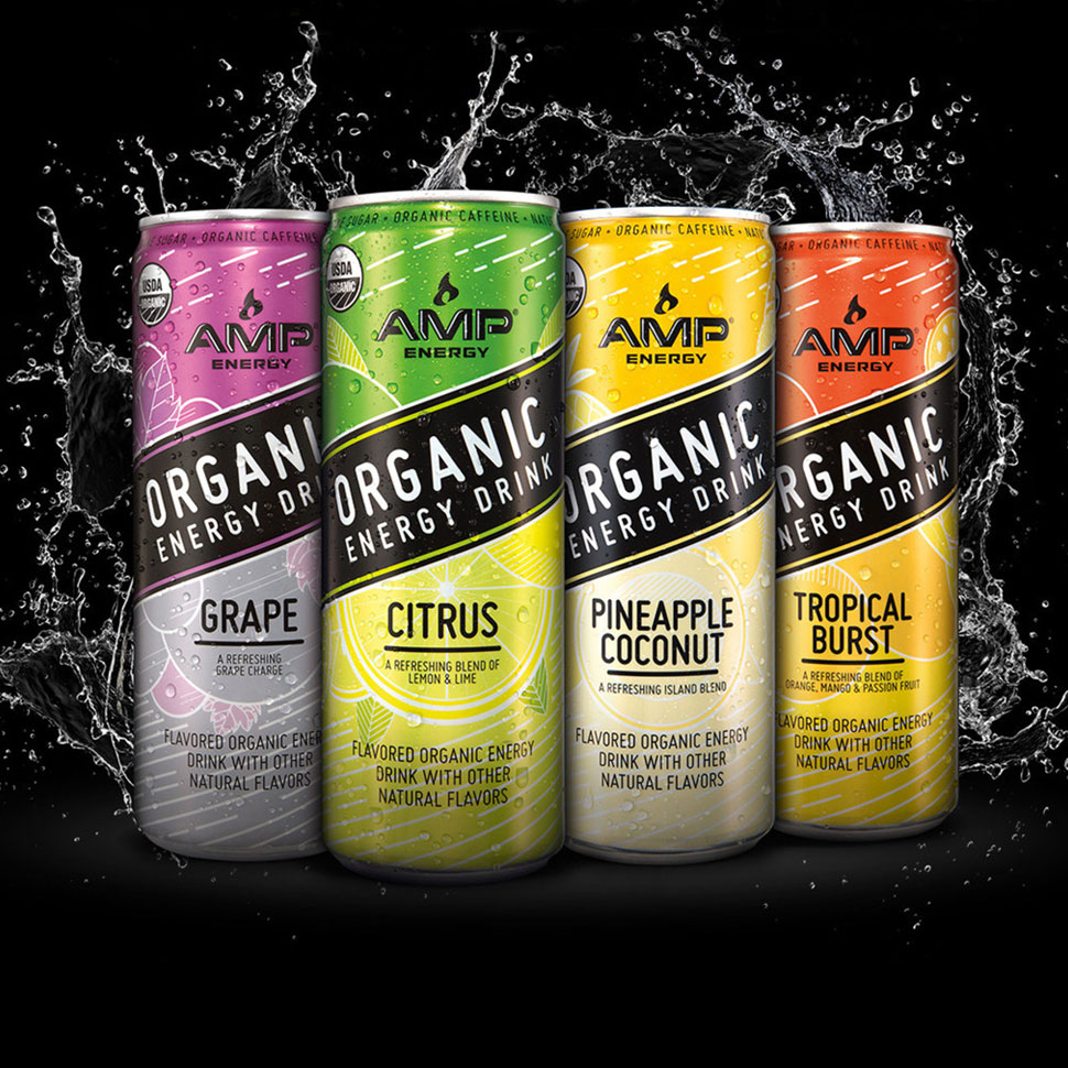 Amp Energy Launches Organic Line
