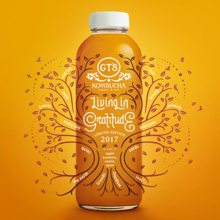 GT's Kombucha Introduces Limited 'Living in Gratitude' Seasonal