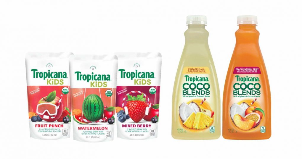 Tropicana Unveils New Kids and Coco Blends Juice Innovations