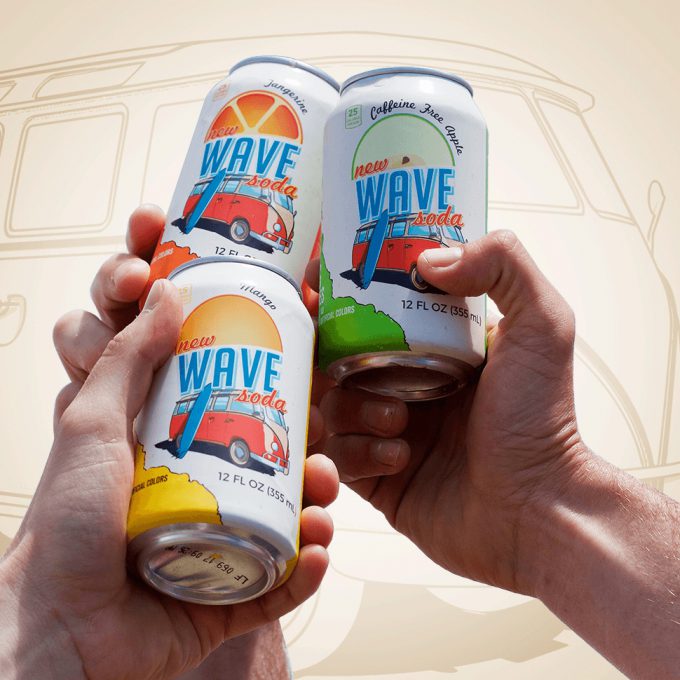 Wave Soda Washes Across California