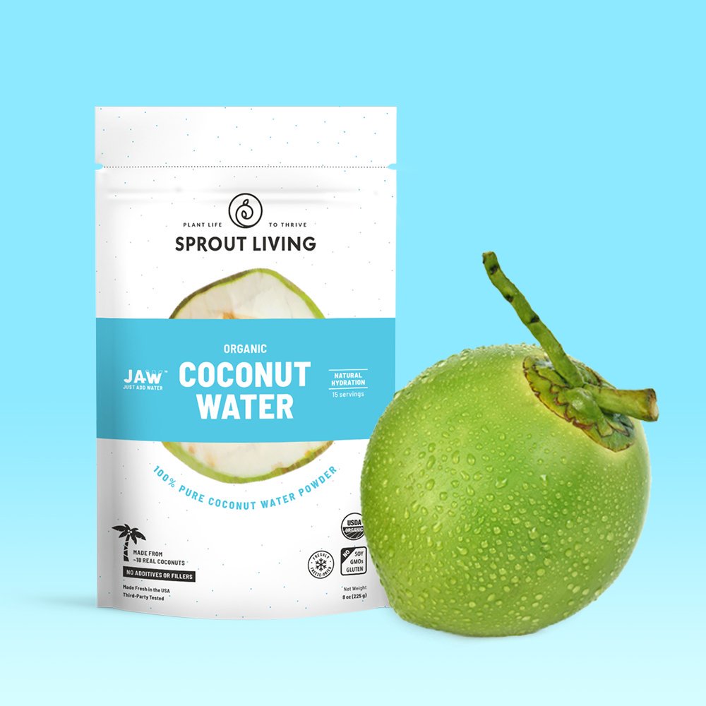 Sprout Living Launches Organic Coconut Water Powder