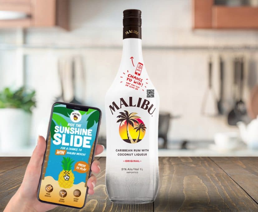 Malibu Rum Unveils "Connected Bottle" with New NFC Technology