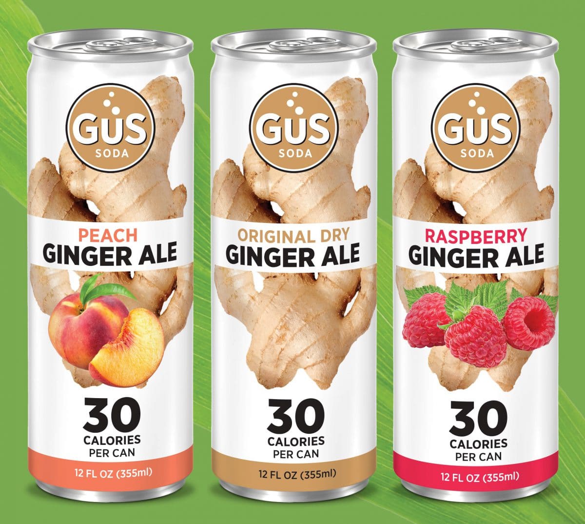 GuS Soda Introduces 30Calorie Ginger Ales