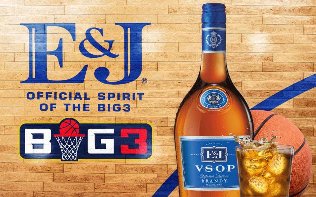 E&J Brandy Named Official Spirits Partner of BIG3