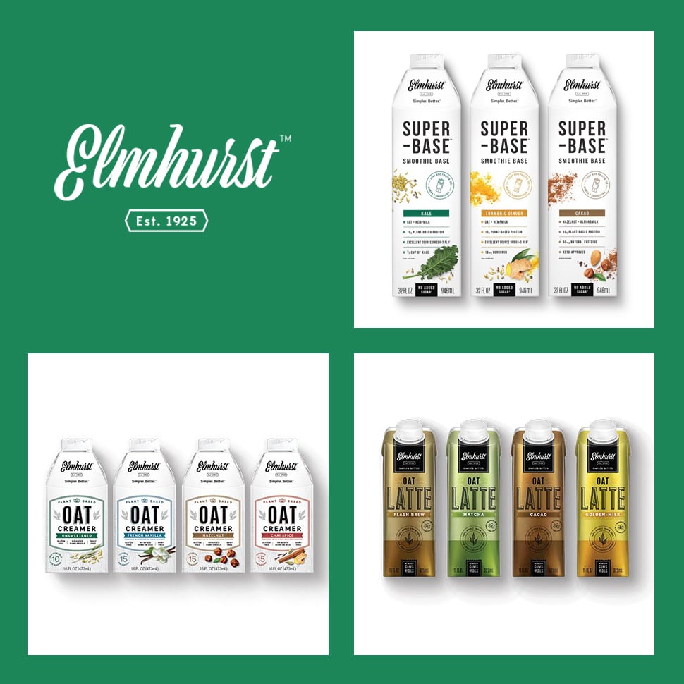 Elmhurst Broadens PlantBased Portfolio with Lattes, Smoothie Bases