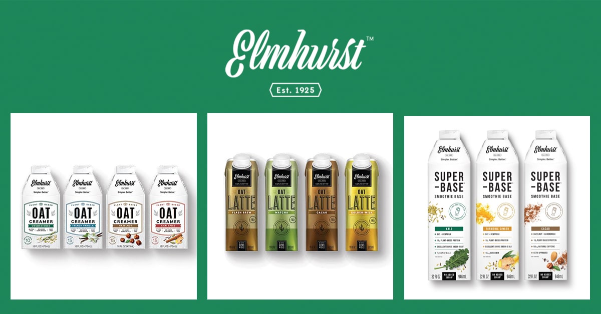 Elmhurst Broadens PlantBased Portfolio with Lattes, Smoothie Bases