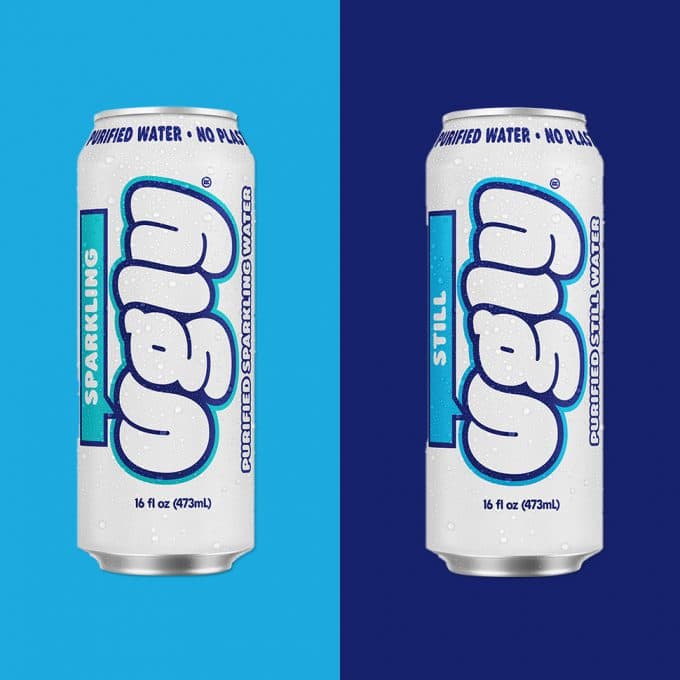 Ugly Debuts Still, Unflavored Sparkling Water in Tallboys
