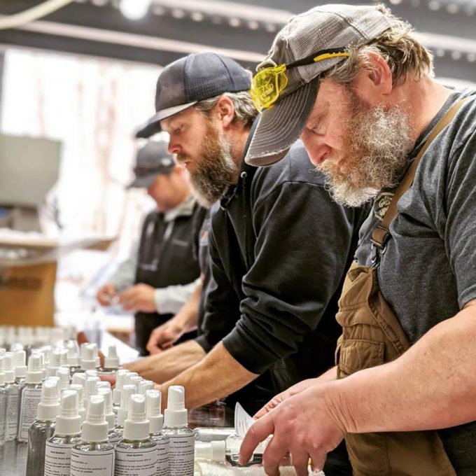 Distilleries Step Up to Produce Hand Sanitizer
