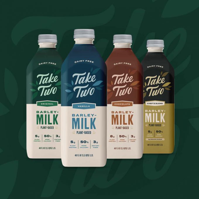 Barleymilk Brand Canvas Gives Spent Grain a Second Chance With Relaunch as Take Two Foods