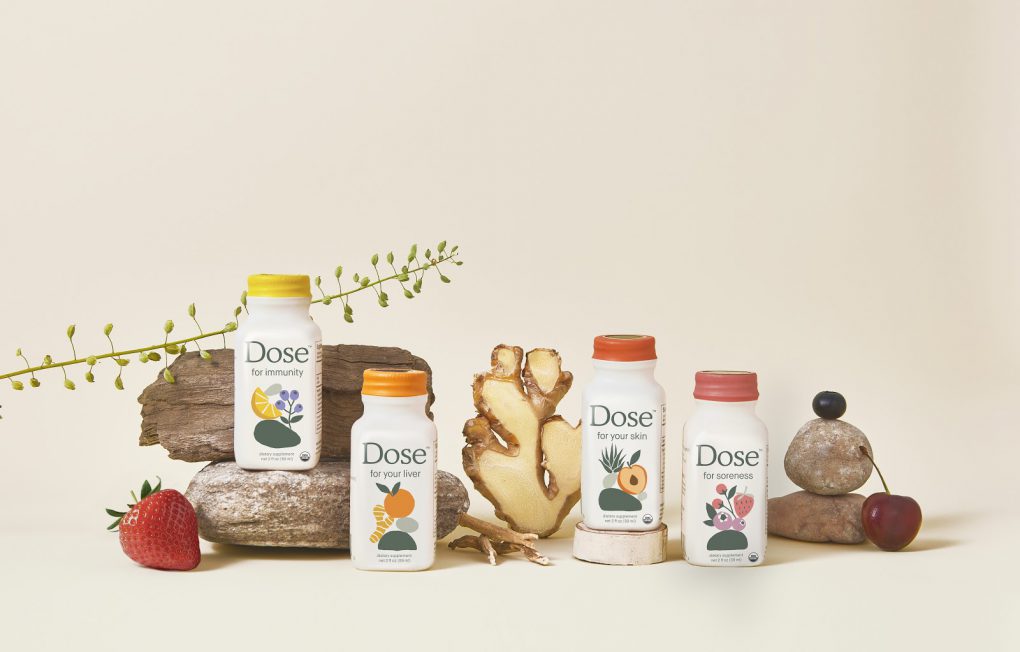 Dose Launches with Four Functional Wellness Shots For Liver, Soreness