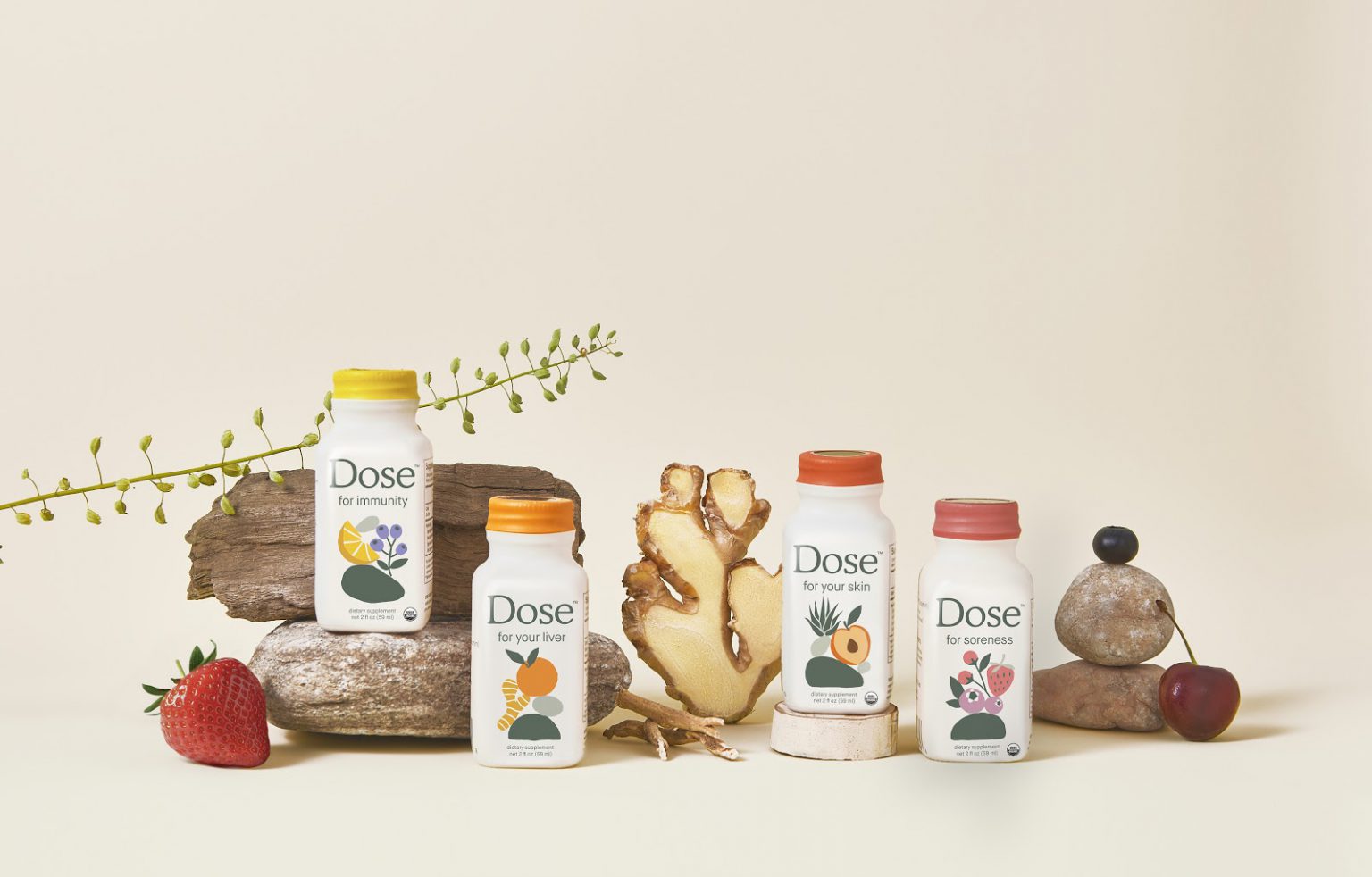 Dose Launches with Four Functional Wellness Shots For Liver, Soreness