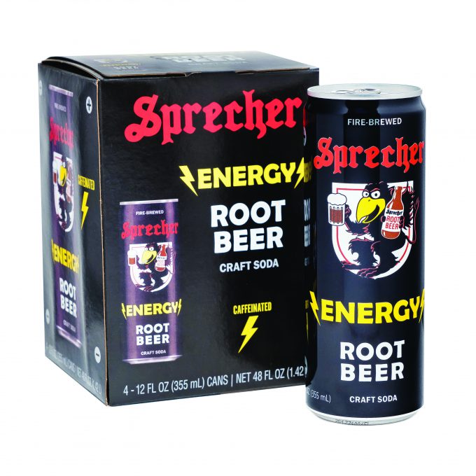 Sprecher Adds Energy Root Beer in Slim Can