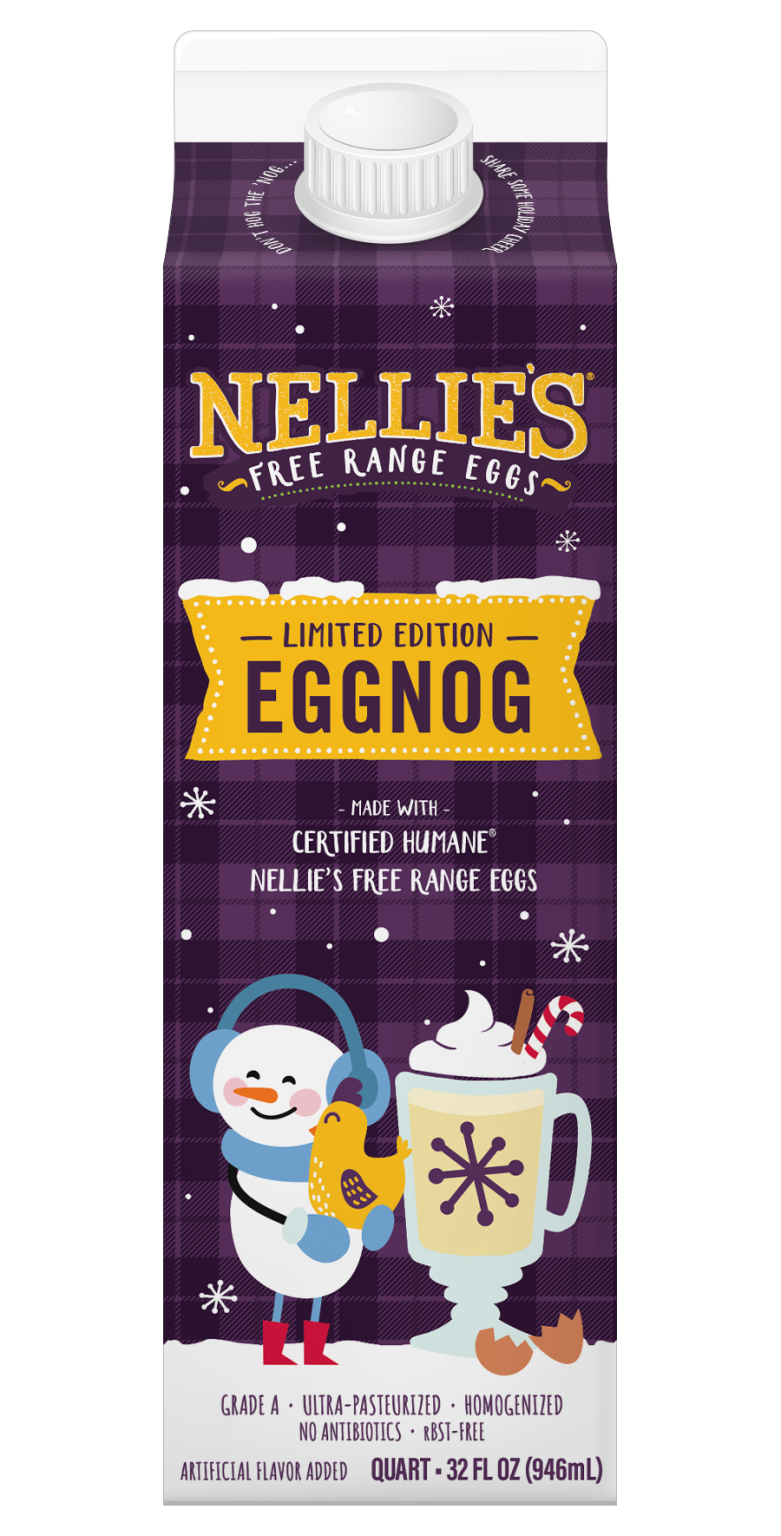 Nellie’s Free Range Eggs Launches Eggnog