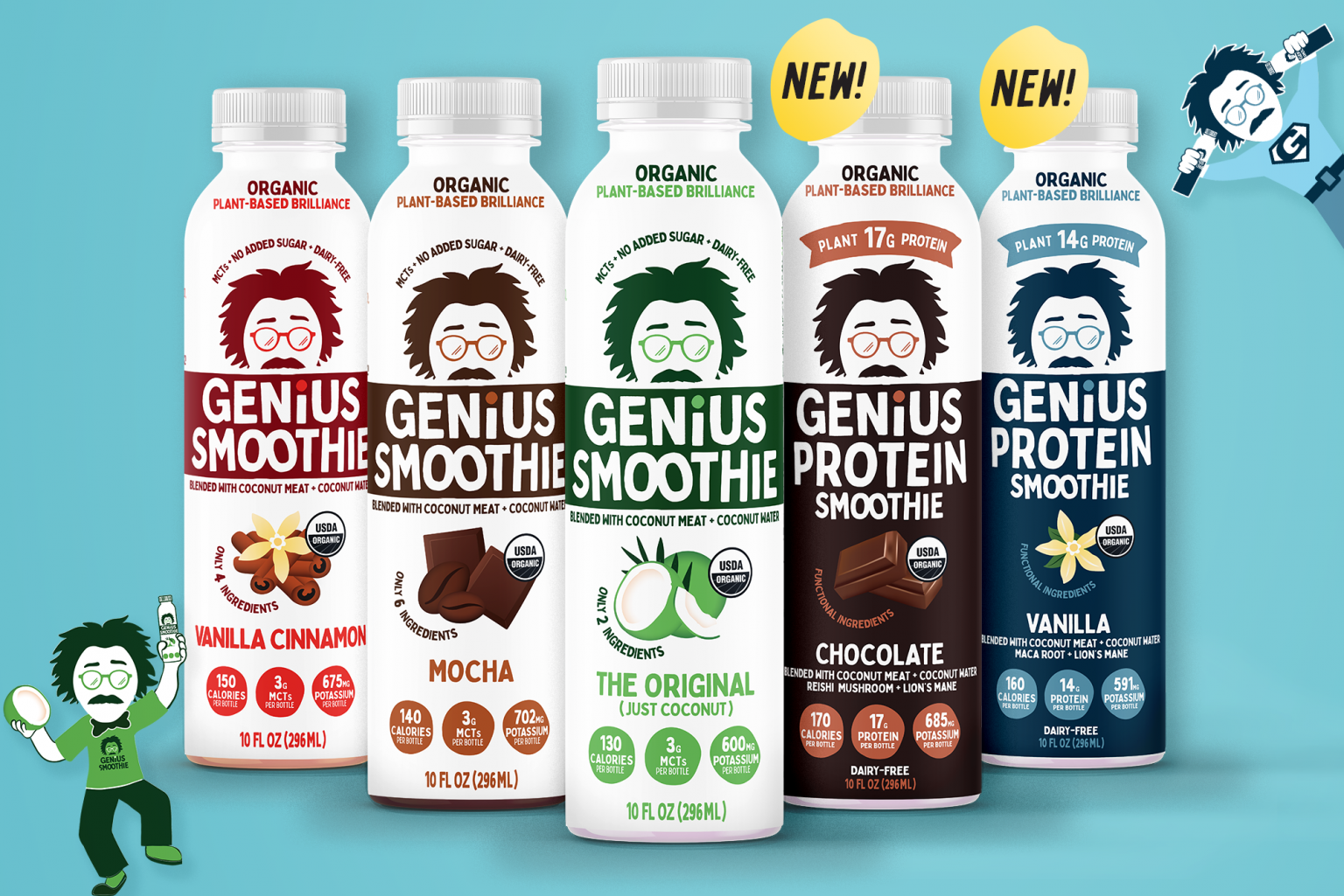 Genius Juice Rebrands for Bigger Markets, Expands Nationally in Club, Conventional and Natural