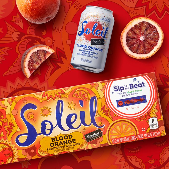 Albertsons Companies Own Brands Relaunches Soleil Sparkling Water With