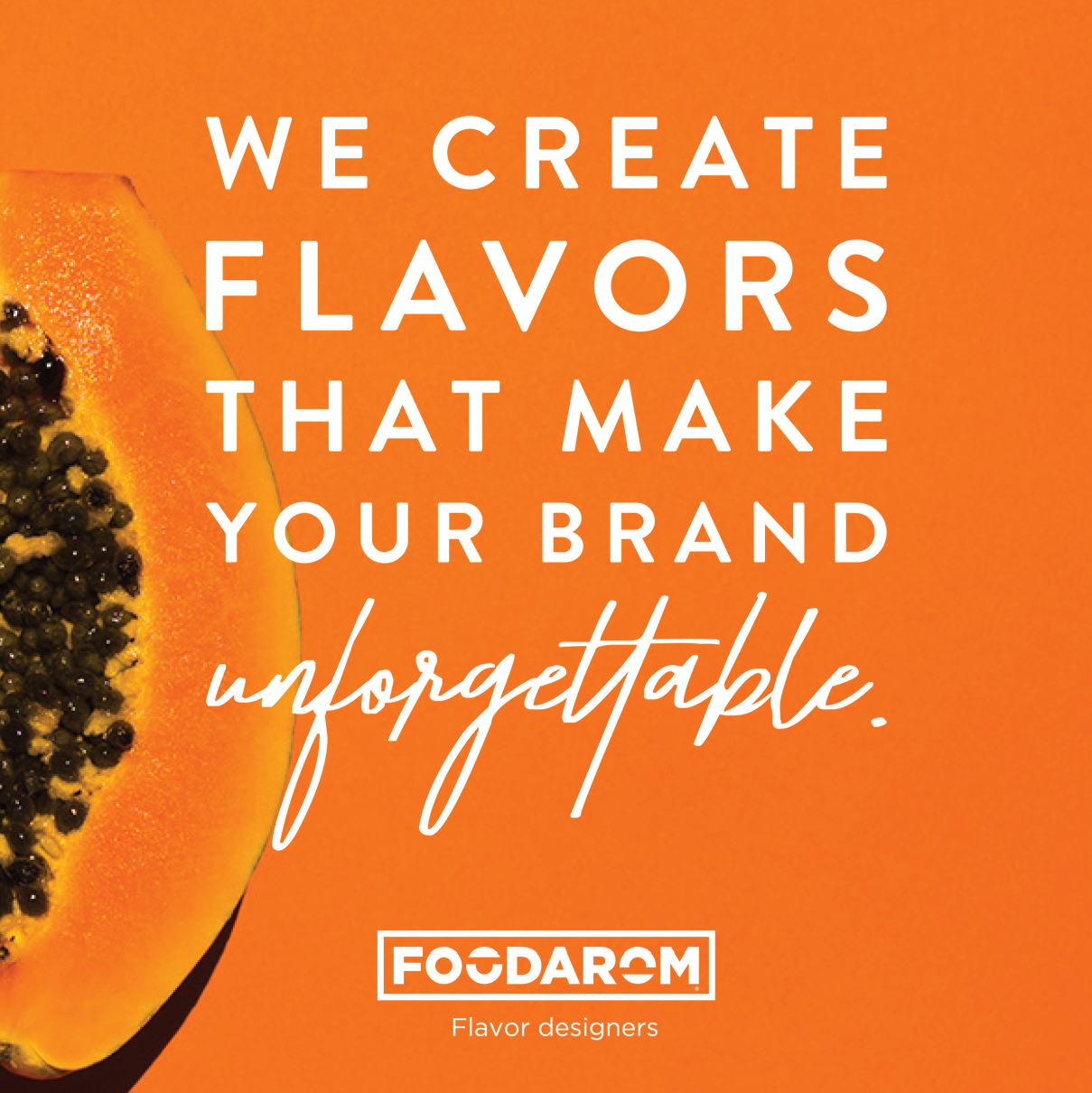 FOODAROM CEO MEMORABLE FLAVORS DELIVER AN INTENSE BEVERAGE EXPERIENCE