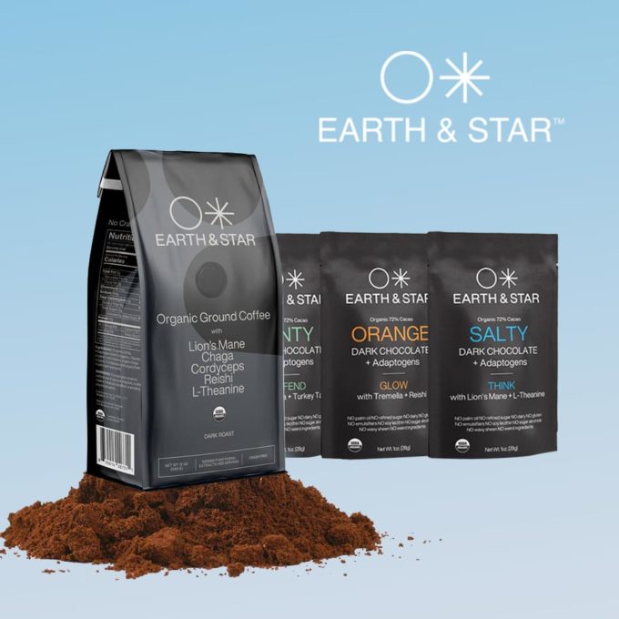 Earth & Star Expands ‘Mushroom Platform’ with New Chocolates, Coffee